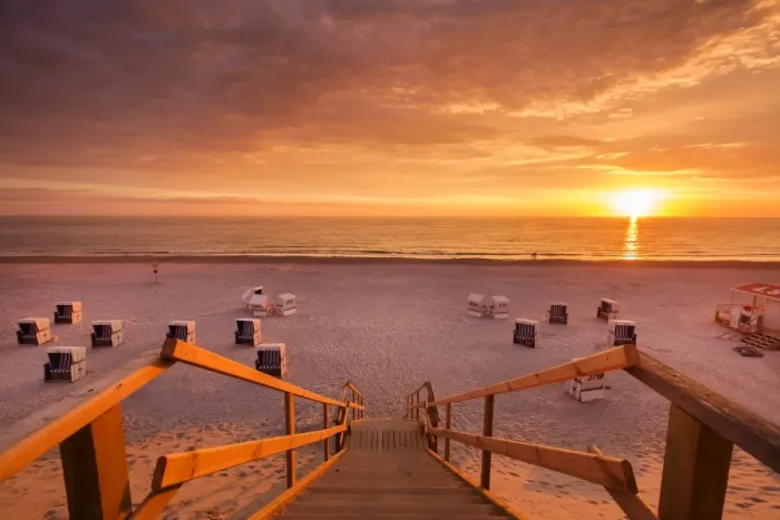 Framed Print : Sundown at beach, Sylt Island, Northern Frisia, Schleswig-Holstein, Germany Framed Print : Sundown at beach, Sylt Island, Northern Frisia, Schleswig-Holstein, Germany