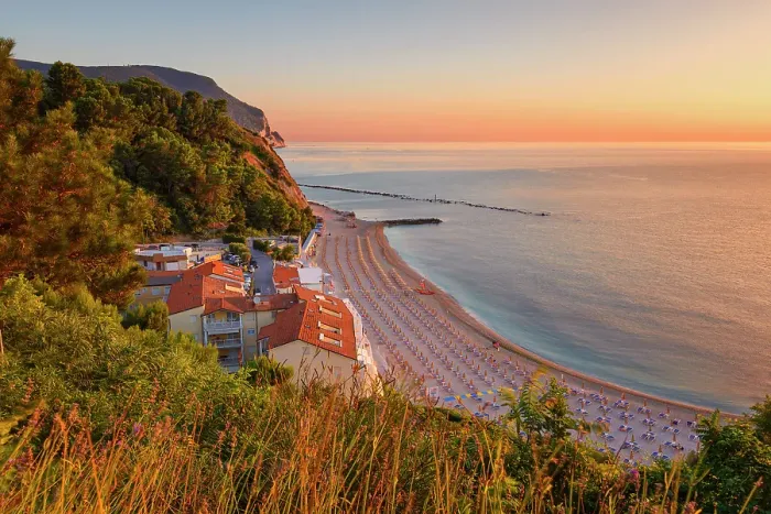 Framed Print : Sunrise on Adriatic sea from Numana beach, Numana, Riviera del Conero, Ancona province, Marche, Italy Framed Print : Sunrise on Adriatic sea from Numana beach, Numana, Riviera del Conero, Ancona province, Marche, Italy
