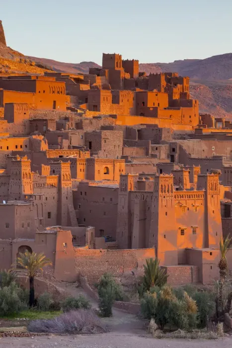 Framed Print : Sunrise over Ait Benhaddou, Atlas Mountains, Morocco