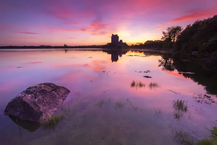 Framed Print : Sunrise at the Dunguaire Castle. County Galway, Connacht province, Ireland Framed Print : Sunrise at the Dunguaire Castle. County Galway, Connacht province, Ireland
