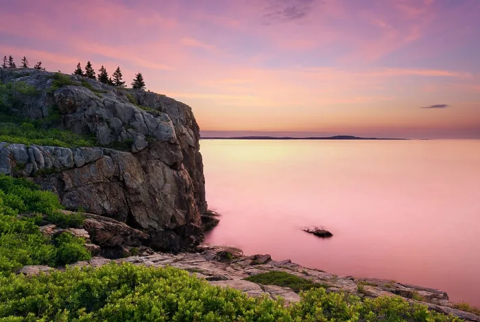 Framed Print : Sunrise from Great Head Peninsula, Acadia National Park, Maine, USA Framed Print : Sunrise from Great Head Peninsula, Acadia National Park, Maine, USA