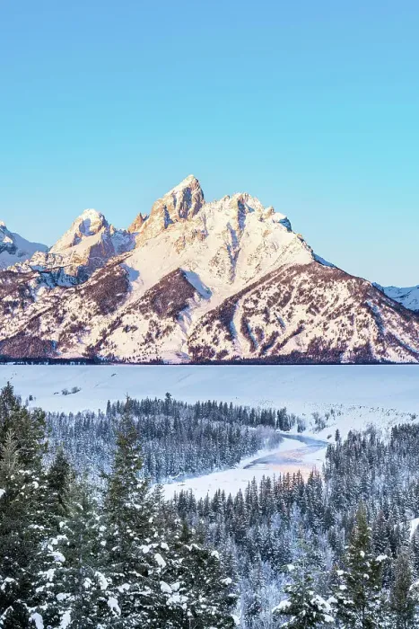Framed Print : Sunrise illuminating the Teton Mountain Range, Snake River Overlook, Alpenglow Winter Sunrise Grand Teton National Park, Wyoming, USA Framed Print : Sunrise illuminating the Teton Mountain Range, Snake River Overlook, Alpenglow Winter Sunrise Grand Teton National Park, Wyoming, USA