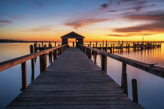 Framed Print : Sunrise at jetty, Cape Cod, Hyannis Port, Massachusetts, USA Framed Print : Sunrise at jetty, Cape Cod, Hyannis Port, Massachusetts, USA