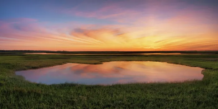 Framed Print : Sunrise from marsh at Fort Hill, Cape Cod, Eastham, Massachusetts, USA Framed Print : Sunrise from marsh at Fort Hill, Cape Cod, Eastham, Massachusetts, USA