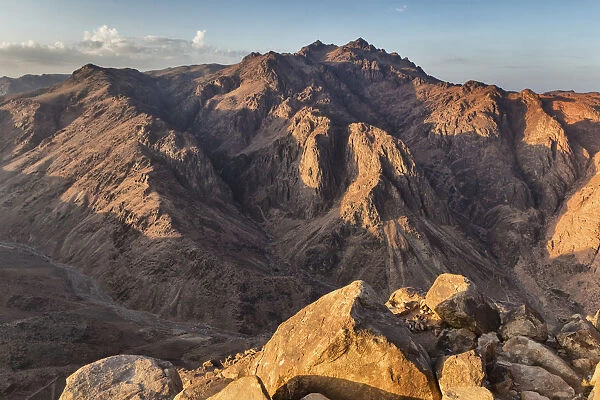 Sunrise, Mount Sinai, Gabal Musa, Sinai peninsula, Egypt