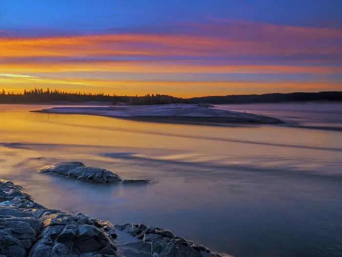 Framed Print : Sunrise at the mouth of the Michipicoten River on Lake Superior near Wawa, Ontario, Canada Framed Print : Sunrise at the mouth of the Michipicoten River on Lake Superior near Wawa, Ontario, Canada