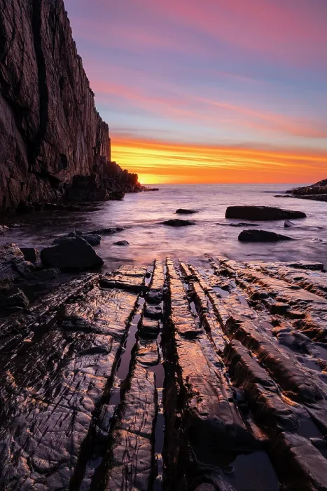Framed Print : Sunrise on the rocks at Bald Head, Cape Neddick, Maine, USA Framed Print : Sunrise on the rocks at Bald Head, Cape Neddick, Maine, USA