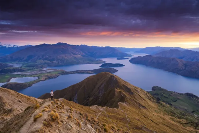 Framed Print : Sunrise from Roys Peak, Wanaka, New Zealand Framed Print : Sunrise from Roys Peak, Wanaka, New Zealand