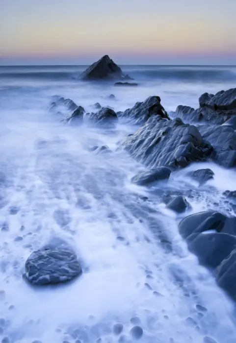 Framed Print : Sunrise at Sandymouth Bay, Cornwall, UK Framed Print : Sunrise at Sandymouth Bay, Cornwall, UK