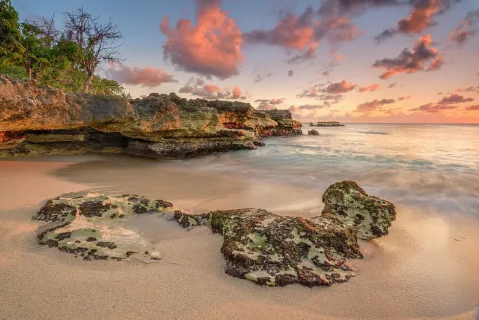 Framed Print : Sunrise at Smith's Barcadere on Grand Cayman, Cayman Islands, British West Indies