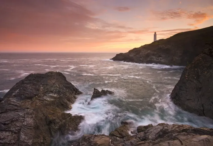 Framed Print : Sunrise at Trevose Head on the North Cornish coast, Cornwall, England. Spring (May) 2009 Framed Print : Sunrise at Trevose Head on the North Cornish coast, Cornwall, England. Spring (May) 2009