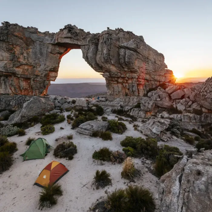 Framed Print : Sunrise at Wolfberg Arch, Cederberg Mountains, Western Cape, South Africa