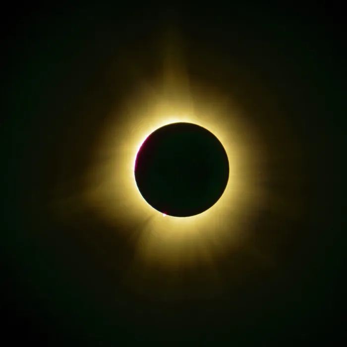Framed Print : Sun's corona during total eclipse, Errol, New Hampshire, USA