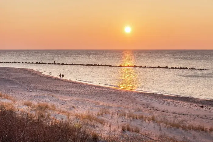 Framed Print : Sunset at the beach of Ahrenshoop, Mecklenburg-Western Pomerania, Baltic Sea, Northern Germany, Germany Framed Print : Sunset at the beach of Ahrenshoop, Mecklenburg-Western Pomerania, Baltic Sea, Northern Germany, Germany