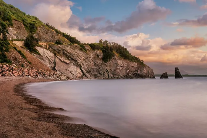 Framed Print : Sunset over Cape Breton Highlands National Park, Cape Breton Island, Nova Scotia, Canada Framed Print : Sunset over Cape Breton Highlands National Park, Cape Breton Island, Nova Scotia, Canada