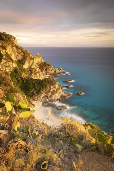 Framed Print : Sunset at Capo Vaticano, Province of Vibo Valentia, Calabria, Italy