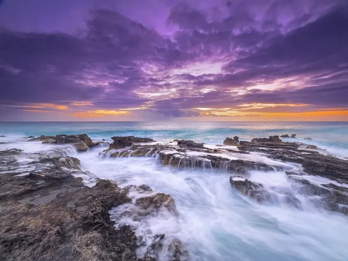 Framed Print : Sunset on the Caribbean Sea along the rugged ironshore of Grand Cayman, Cayman Islands, British West Indies Framed Print : Sunset on the Caribbean Sea along the rugged ironshore of Grand Cayman, Cayman Islands, British West Indies