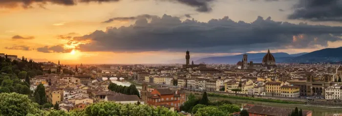 Framed Print : Sunset over Florence, Tuscany, Italy Framed Print : Sunset over Florence, Tuscany, Italy