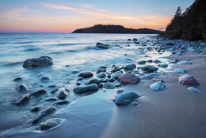 Framed Print : Sunset at Gargantua Harbour on Lake Superior, Ontario, Canada Framed Print : Sunset at Gargantua Harbour on Lake Superior, Ontario, Canada