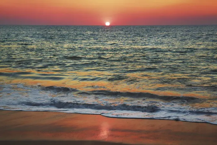Framed Print : Sunset impression at ocean - Australia, Western Australia, Southwest Framed Print : Sunset impression at ocean - Australia, Western Australia, Southwest