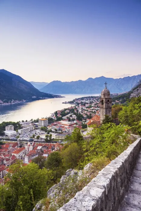 Framed Print : Sunset over Kotor, Kotor Bay, Montenegro Framed Print : Sunset over Kotor, Kotor Bay, Montenegro