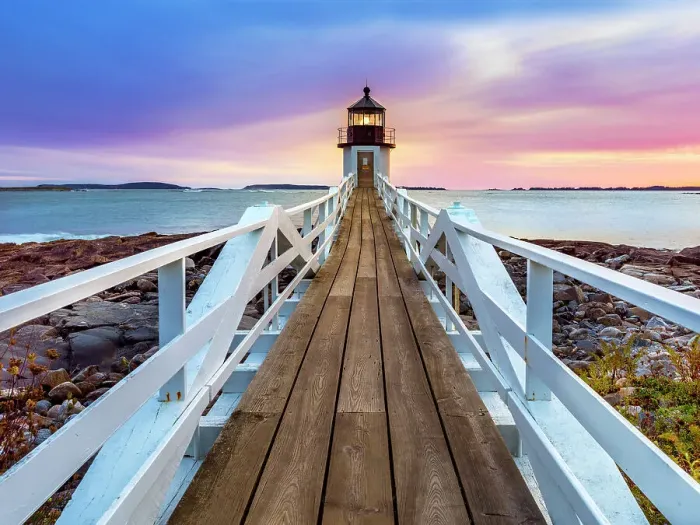 Framed Print : Sunset at Marshall Point Lighthouse, Gulf of Maine, Clyde Maine, New England, USA Framed Print : Sunset at Marshall Point Lighthouse, Gulf of Maine, Clyde Maine, New England, USA