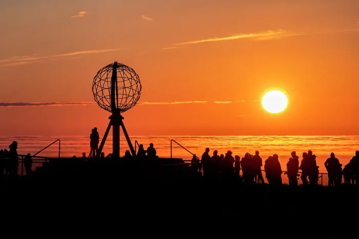 Framed Print : Sunset on North Cape, Norway Framed Print : Sunset on North Cape, Norway