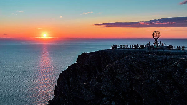 Sunset on North Cape, Norway