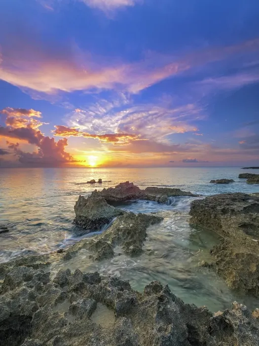 Framed Print : Sunset and tidal pool reflections along the ironshore of Grand Cayman, Cayman Islands, British West Indies Framed Print : Sunset and tidal pool reflections along the ironshore of Grand Cayman, Cayman Islands, British West Indies