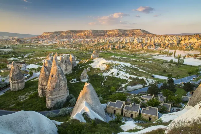 Framed Print : Sunset view over the Red Valley, Goreme, Cappadocia, Turkey Framed Print : Sunset view over the Red Valley, Goreme, Cappadocia, Turkey