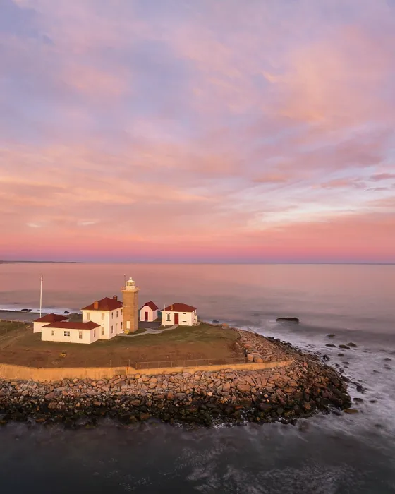 Framed Print : Sunset at Watch Hill Lighthouse, Narragansett Bay, Westerly, Rhode Island, USA Framed Print : Sunset at Watch Hill Lighthouse, Narragansett Bay, Westerly, Rhode Island, USA