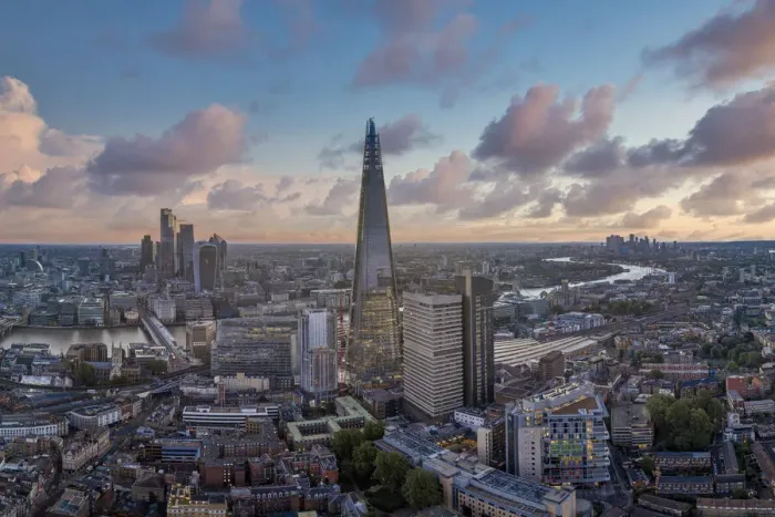 Framed Print : Sunsrise over the Shard and city of London, London, England, UK Framed Print : Sunsrise over the Shard and city of London, London, England, UK