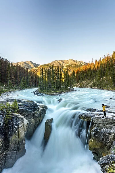 Sunwapta Falls, Icefields Parkway, Jasper, Canadian Rockies, Canada
