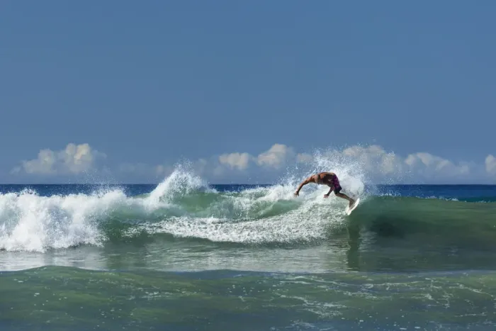 Framed Print : Surfer in the Pacific, Playa Santa Teresa, Guanacaste, Costa Rica, Latin America Framed Print : Surfer in the Pacific, Playa Santa Teresa, Guanacaste, Costa Rica, Latin America
