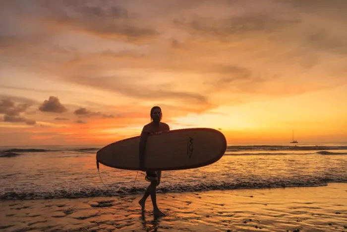 Framed Print : Surfer at Playa de Jaco at sunset, Jaco, Pacific coast, Puntarenas, Costa Rica Framed Print : Surfer at Playa de Jaco at sunset, Jaco, Pacific coast, Puntarenas, Costa Rica