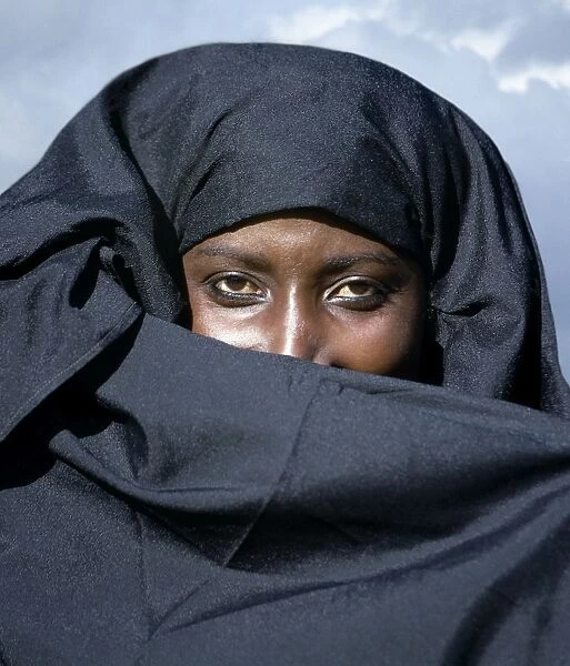 A Swahili Muslim woman from Kenyas coast province