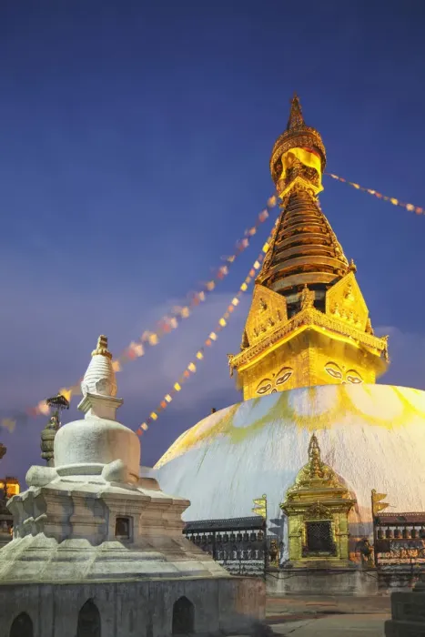 Framed Print : Swayambhunath Stupa (UNESCO World Heritage Site), Kathmandu, Nepal