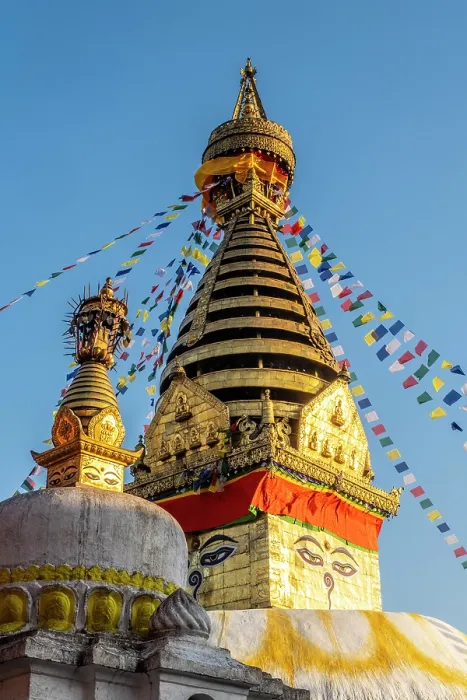 Framed Print : Swayambunath temple (aka Monkey Temple), Kathmandu, Nepal Framed Print : Swayambunath temple (aka Monkey Temple), Kathmandu, Nepal