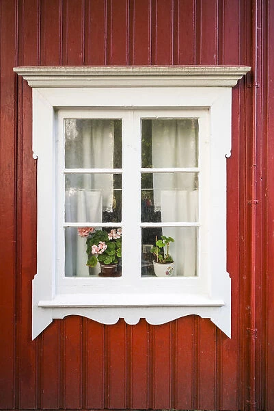 Sweden, Bohuslan, Smogen, house detail
