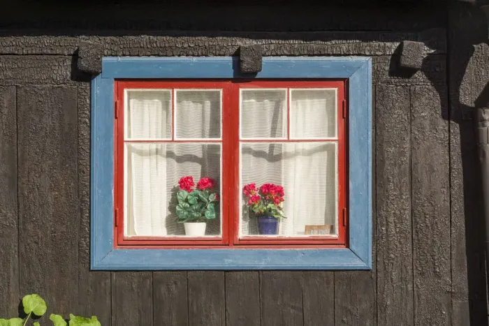 Framed Print : Sweden, Gotland Island, Visby, house detail Framed Print : Sweden, Gotland Island, Visby, house detail