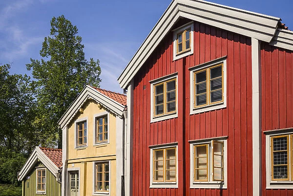 Sweden, Southeast Sweden, Kalmar, town building detail