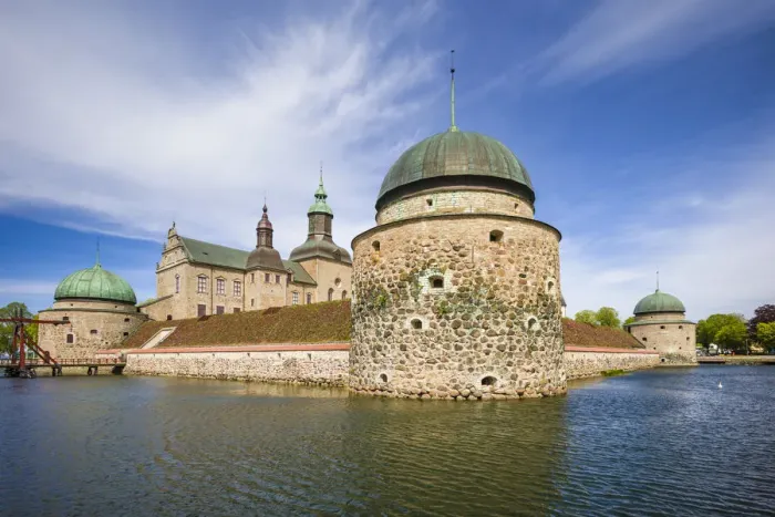Framed Print : Sweden, Southeast Sweden, Lake Vattern Area, Vadstena, Vadstena Slott castle Framed Print : Sweden, Southeast Sweden, Lake Vattern Area, Vadstena, Vadstena Slott castle