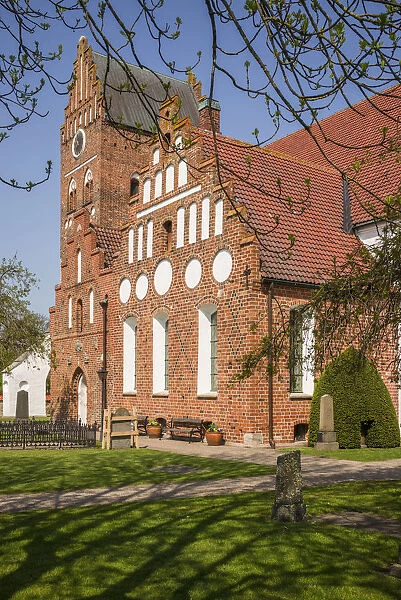 Sweden, Southern Sweden, Ahus, Sankta Maria kyrka church, exterior