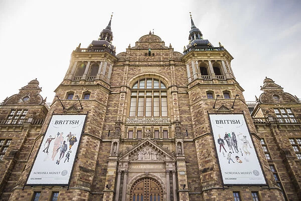 Sweden, Stockholm, Djurgarden, Nordiska Museum, cultural history museum, exterior