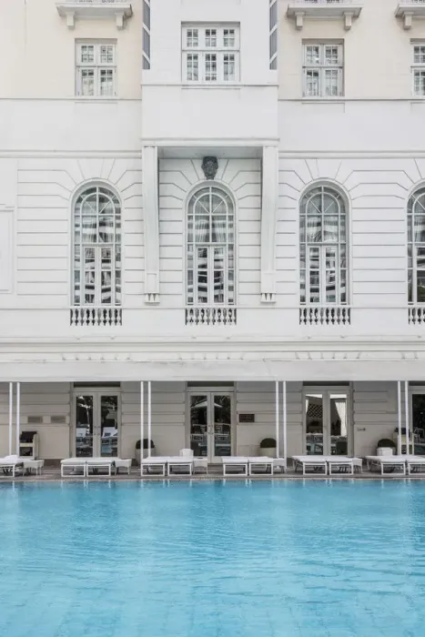 Framed Print : Swimming pool at the Belmond Copacabana Palace hotel, Copacabana Beach, Rio de Janeiro Framed Print : Swimming pool at the Belmond Copacabana Palace hotel, Copacabana Beach, Rio de Janeiro