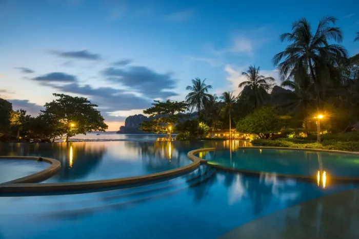 Framed Print : Swimming pool, Rayavadee resort, Railay Peninsula, Krabi Province, Thailand Framed Print : Swimming pool, Rayavadee resort, Railay Peninsula, Krabi Province, Thailand