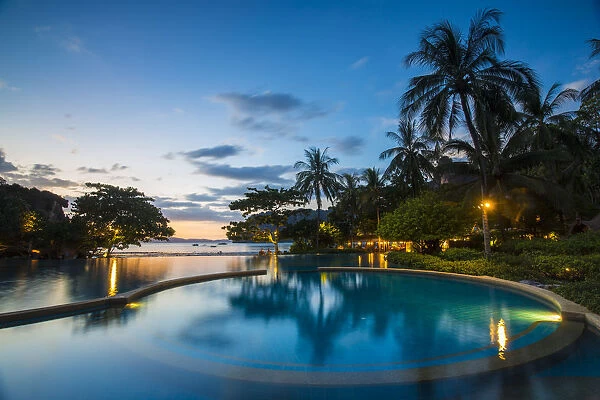 Swimming pool, Rayavadee resort, Railay Peninsula, Krabi Province, Thailand