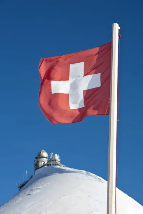 Framed Print : Swiss Flag & Sphinx Observatory, Jungfraujoch, Top of Europe, Grindelwald, Bernese Framed Print : Swiss Flag & Sphinx Observatory, Jungfraujoch, Top of Europe, Grindelwald, Bernese