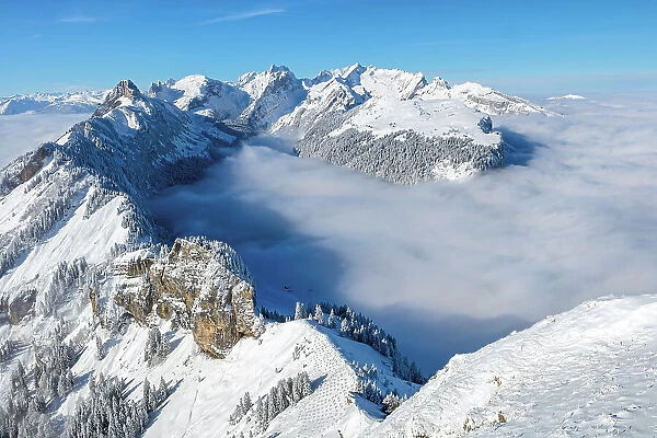 Switzerland, Appenzell, Alpstein