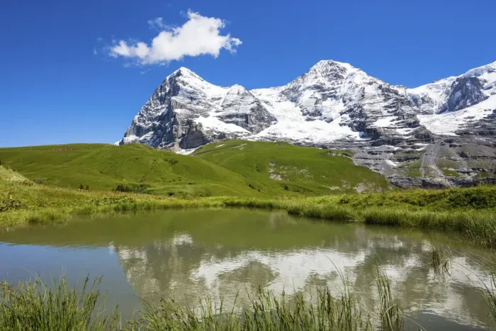 Framed Print : Switzerland, Berner Oberland, Alp Wengen, Eiger, Monch mountains Framed Print : Switzerland, Berner Oberland, Alp Wengen, Eiger, Monch mountains